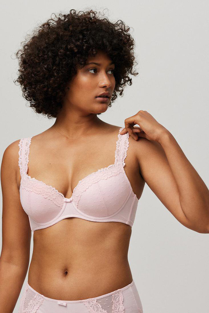10463 Cup C Underwired Laced Bra