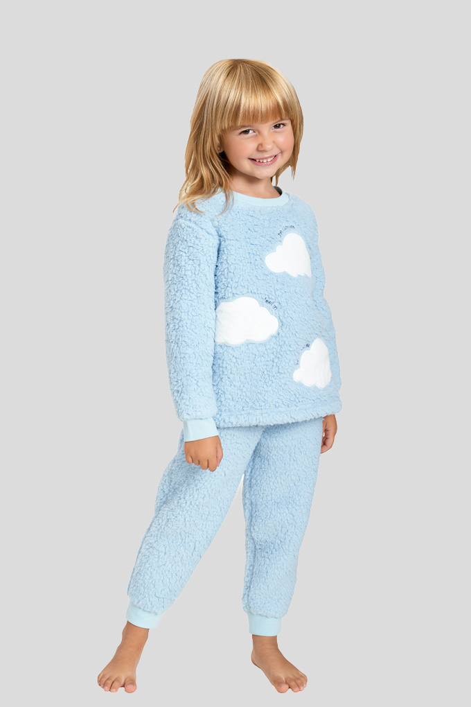 Clouds Girl Sherpa Pyjama Set