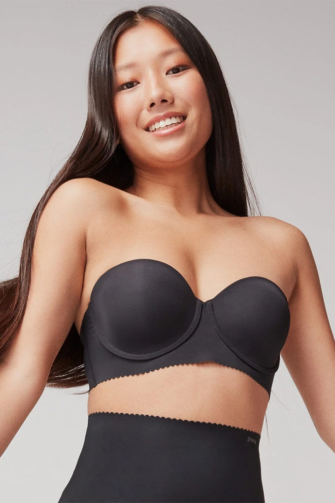 1/0138 Cup C Microfiber Bra w/ Straps