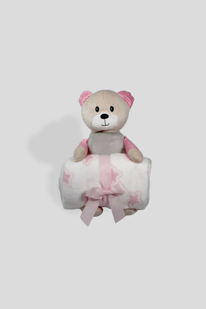 21494 Teddy + Blanket Baby Set