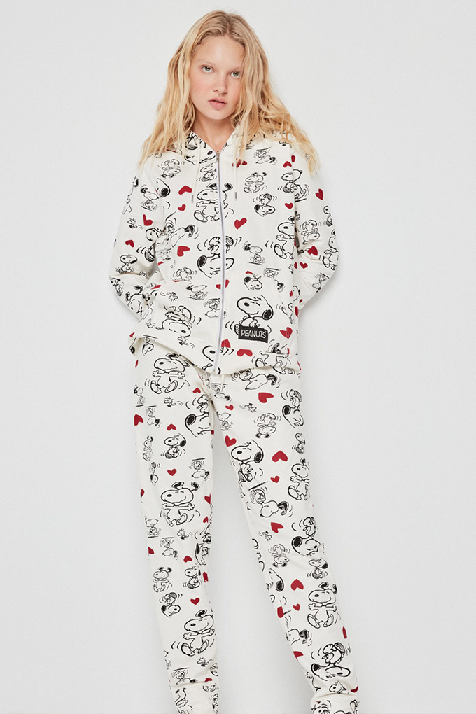 Snoopy Woman Printed Thermal Tracksuit