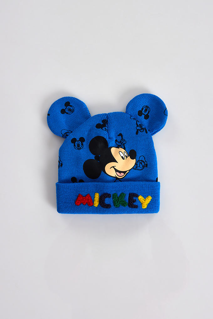 Mickey Boy Printed Knitted Beanie