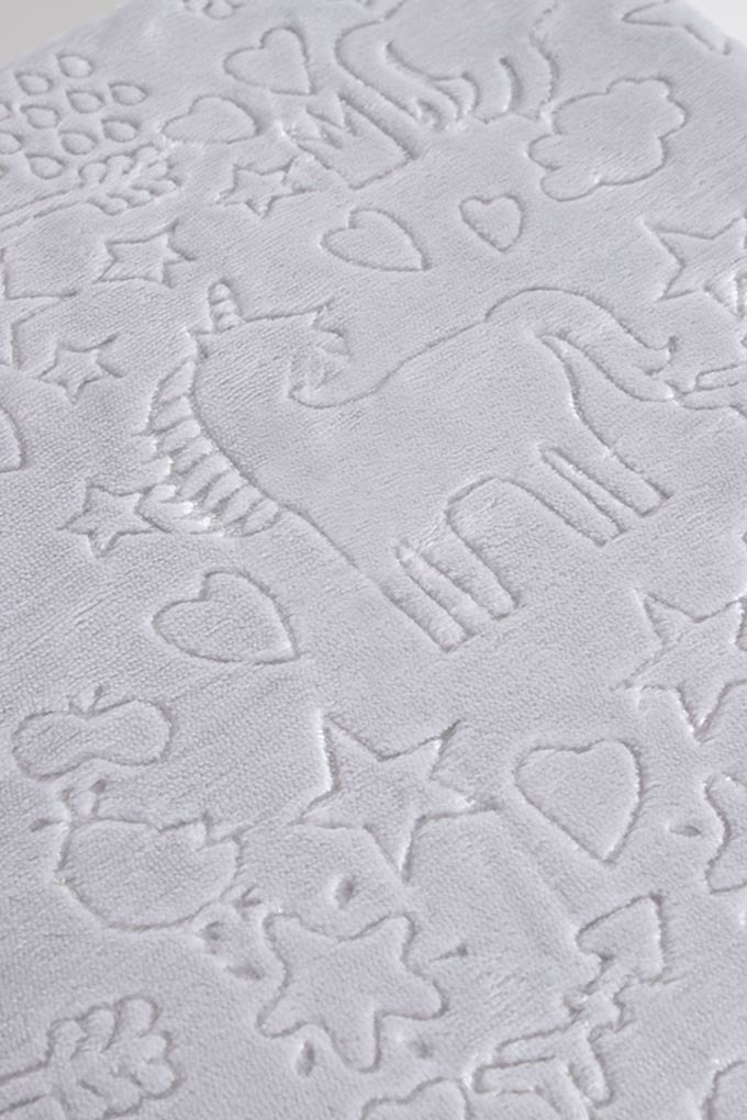 Engraved Coral Baby Blanket