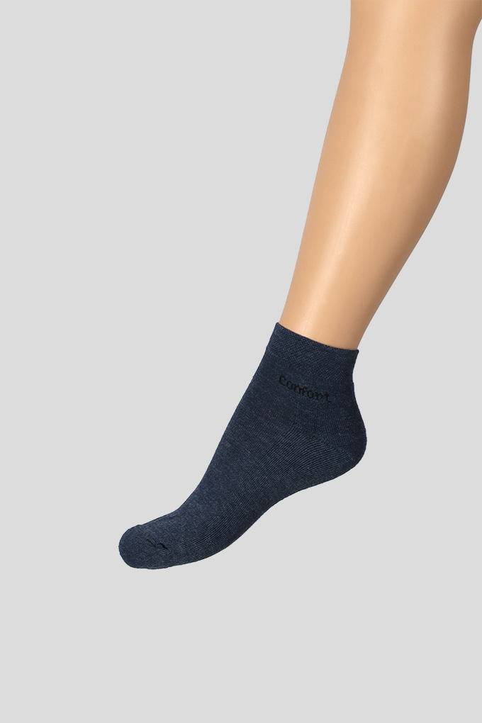 Adults Padded Ankle Socks w/ Cuffs