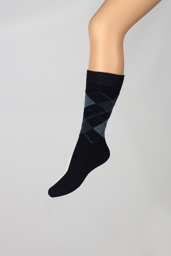 08/4 Man Wool Printed Socks