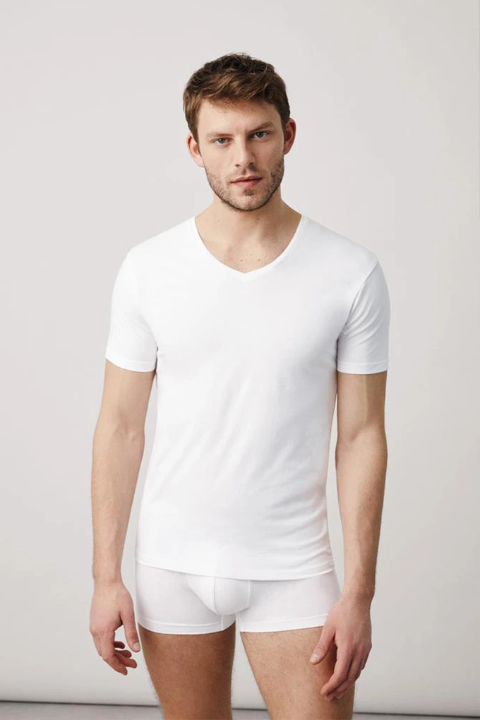20100 Man Cotton Short Sleeves Shirt