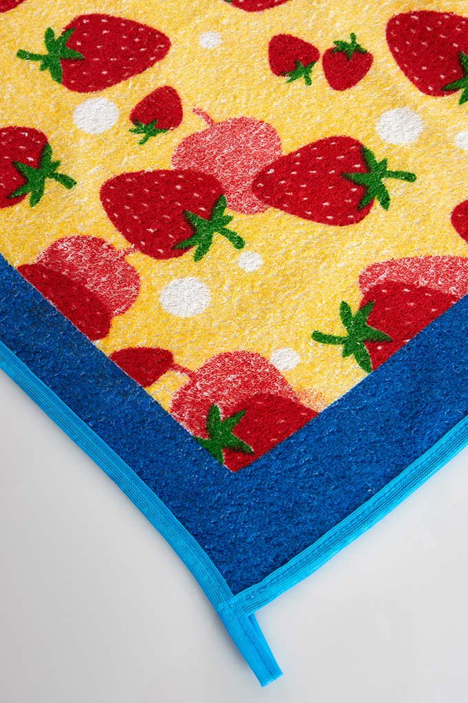Strawberries Printed Terry Kitchen Cloths