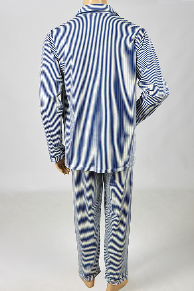 Pijama Casaco Estampado Riscas Homem_2