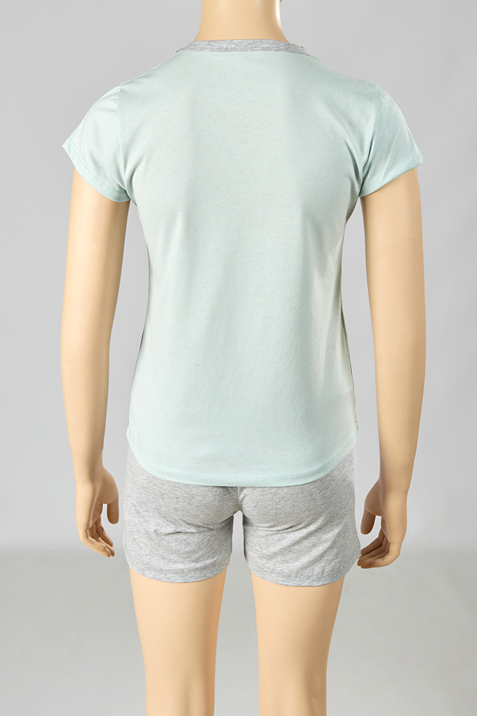 Life is Beautiful Teen Girl Printed Short Sleeve Pyjama Set