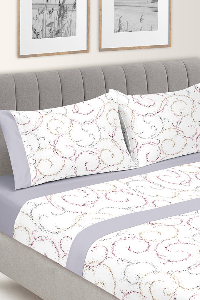 Espiral Digital Printed Bed Linen w/ Sheet