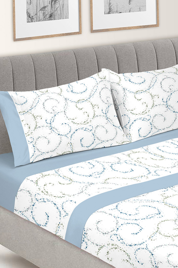 Espiral Digital Printed Bed Linen w/ Sheet