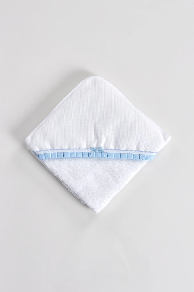Bow Baby Towel f/ Embroidery