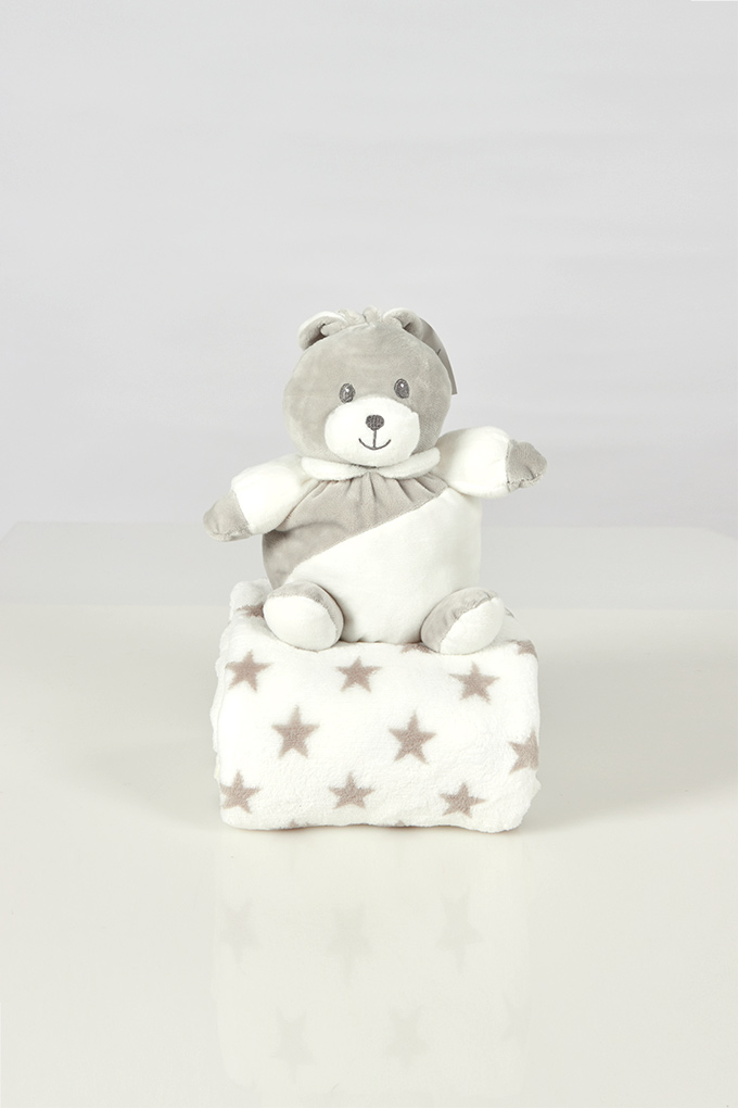 Little Stars Teddy + Blanket Set