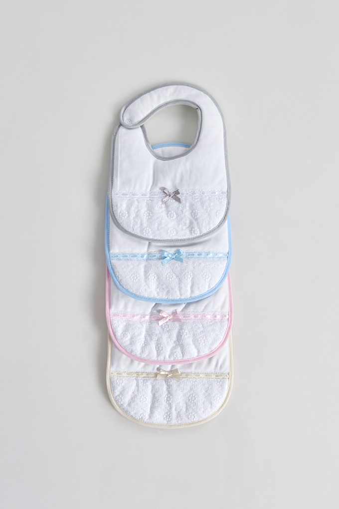 English Embroidery Impermeable Bibs