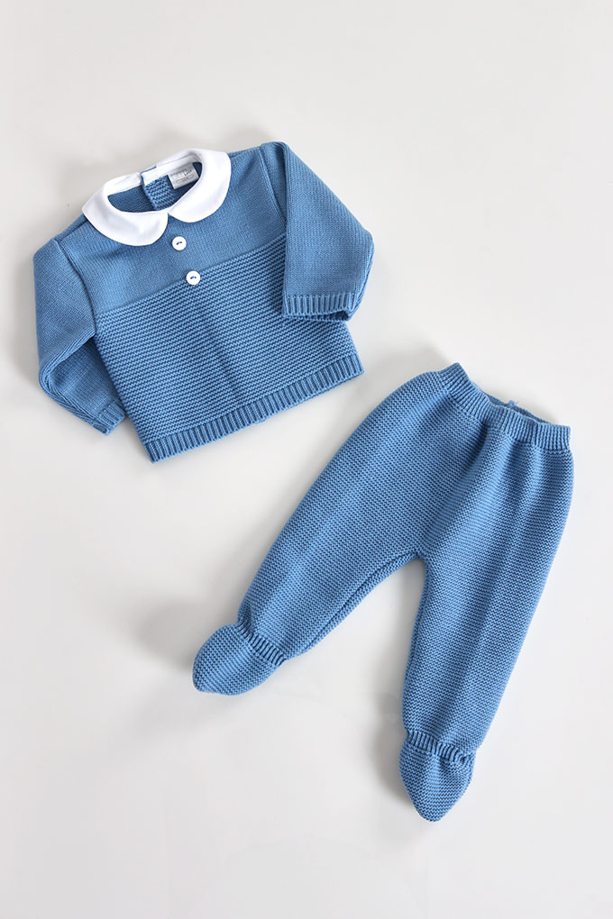 2 Pieces Knitted Baby Set