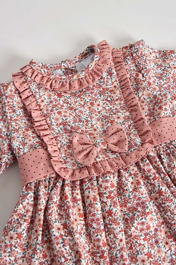 Flowers Printed Baby Dress