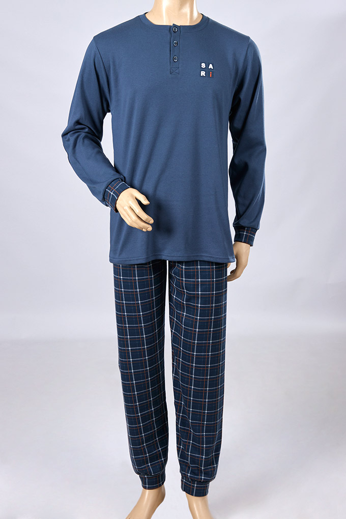 Pijama Estampado Carcela Cardado Homem 2250_1