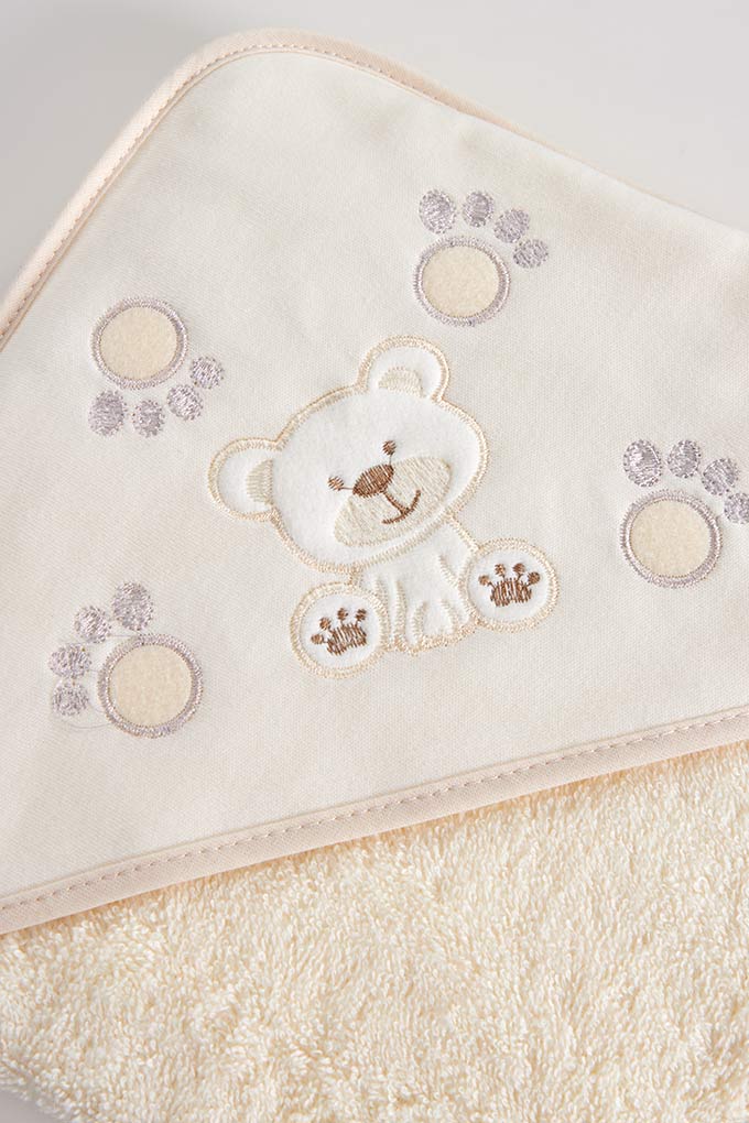 Little Paws Embroidered Baby Towel