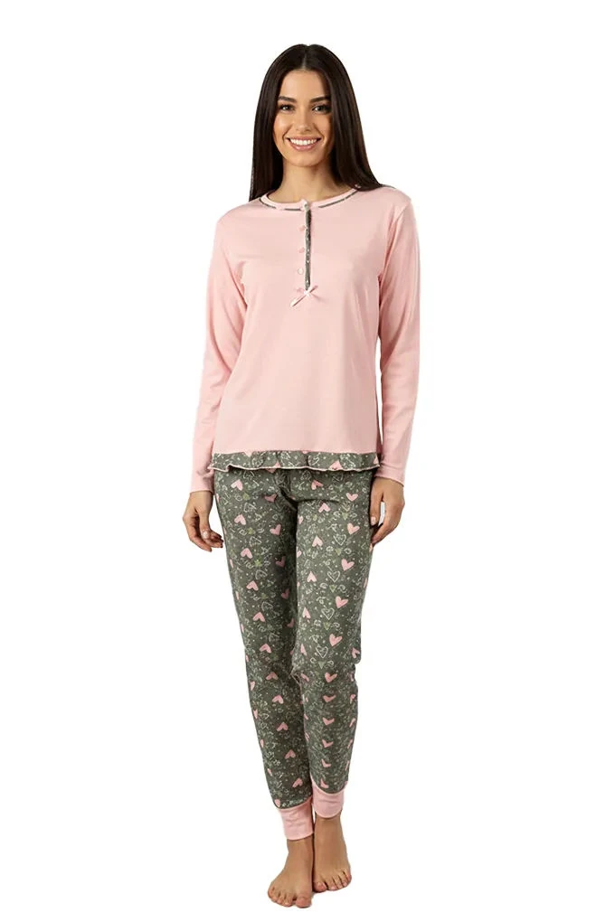 3057 Woman Printed Pyjama Set
