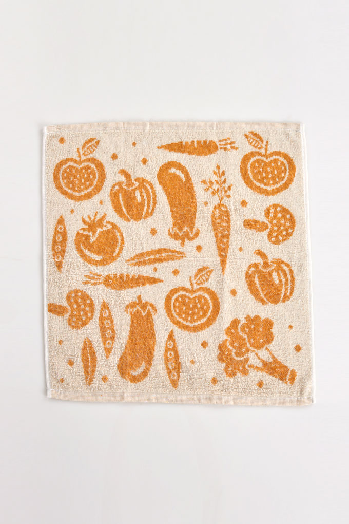 Vegetables Printed Terry Kitchen Cloths