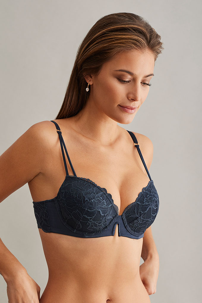 L5411 Cup C Padded Laced Bra