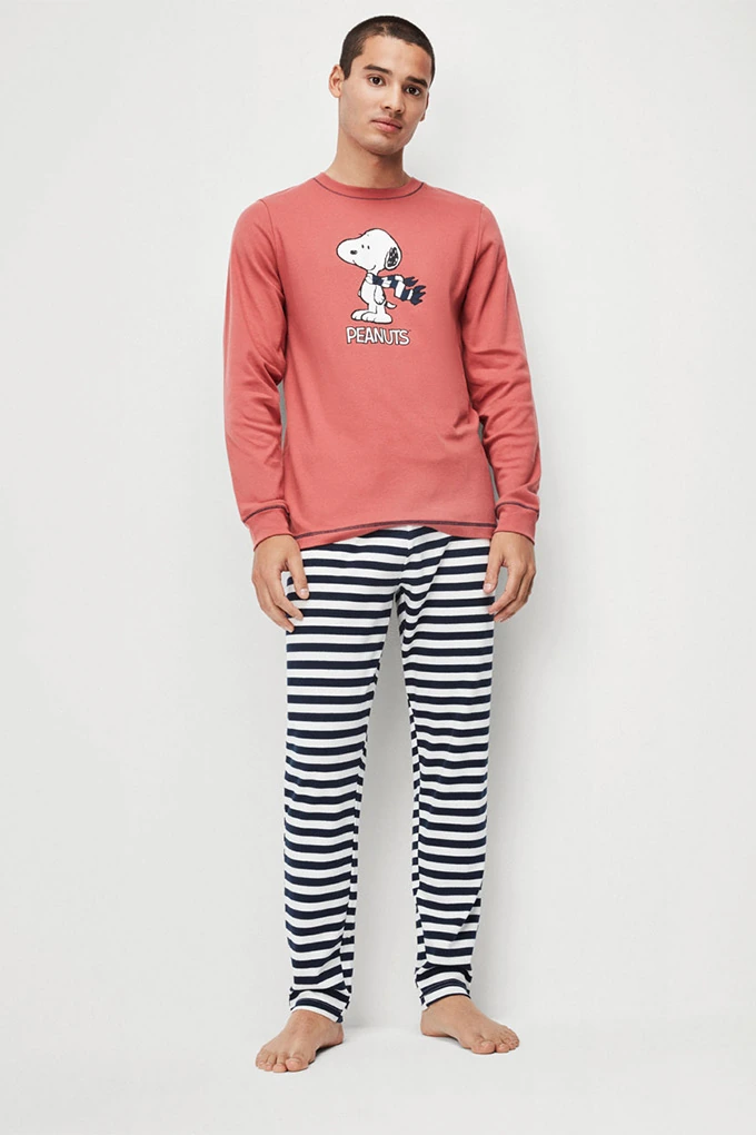 Peanuts Man Printed Pyjama Set