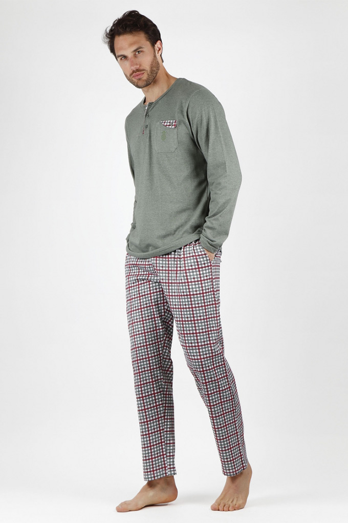 Pijama Carcela Bordado Homem 56581_3