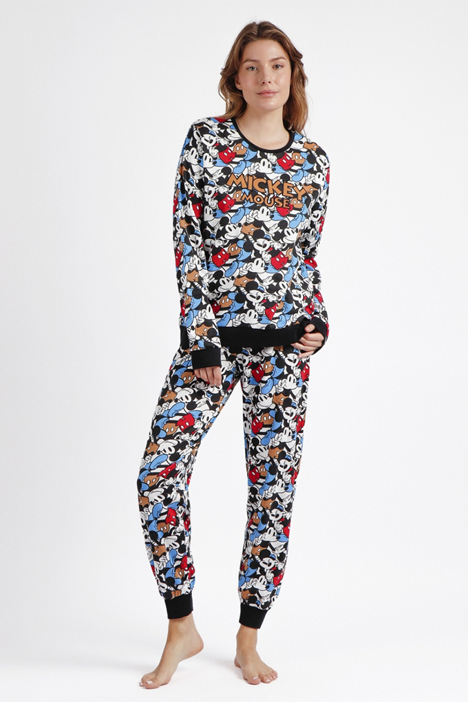 Pijama Estampado Senhora Mickey Mouse_1