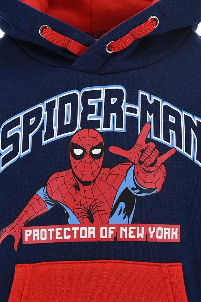 Camisola Cardada c/ Capuz Menino Spiderman