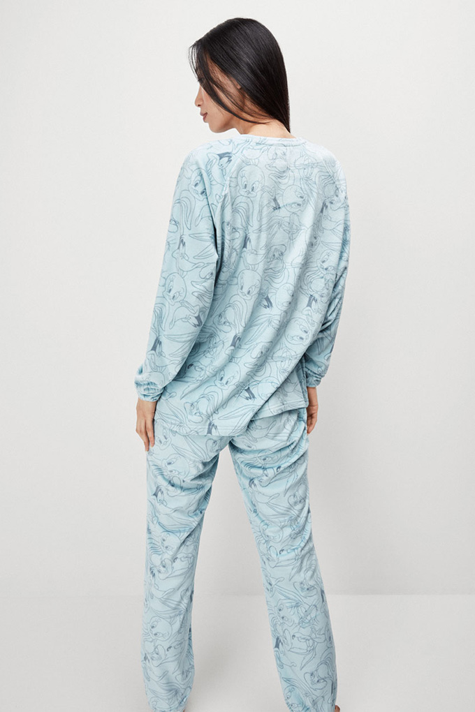 Pijama Estampado Coralina Senhora Tweety