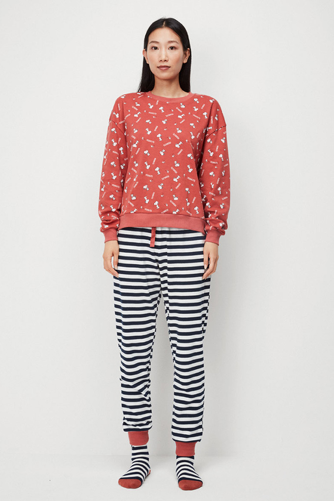 Peanuts Woman Printed Pyjama Set