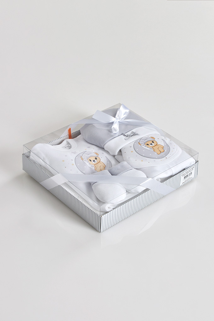Bear on the Moon 5 Pieces Thermal Newborn Baby Set
