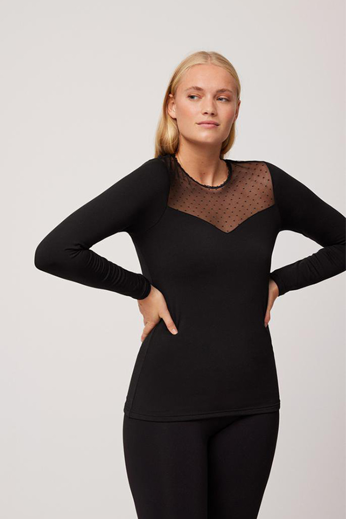 70015 Woman Laced Thermal Shirt