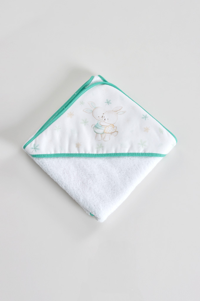 Bunnys Friends Printed Baby Towel