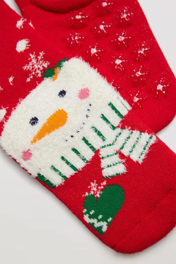 Kids Christmas Non-Slip Socks Pack 2