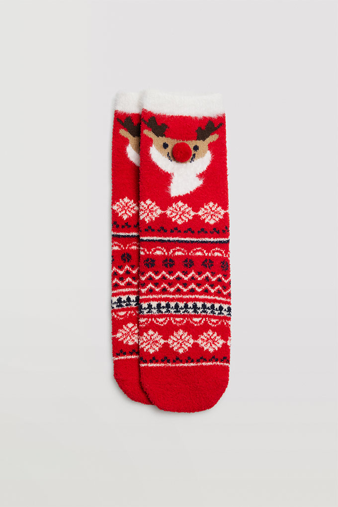 Kids Christmas Non-Slip Socks