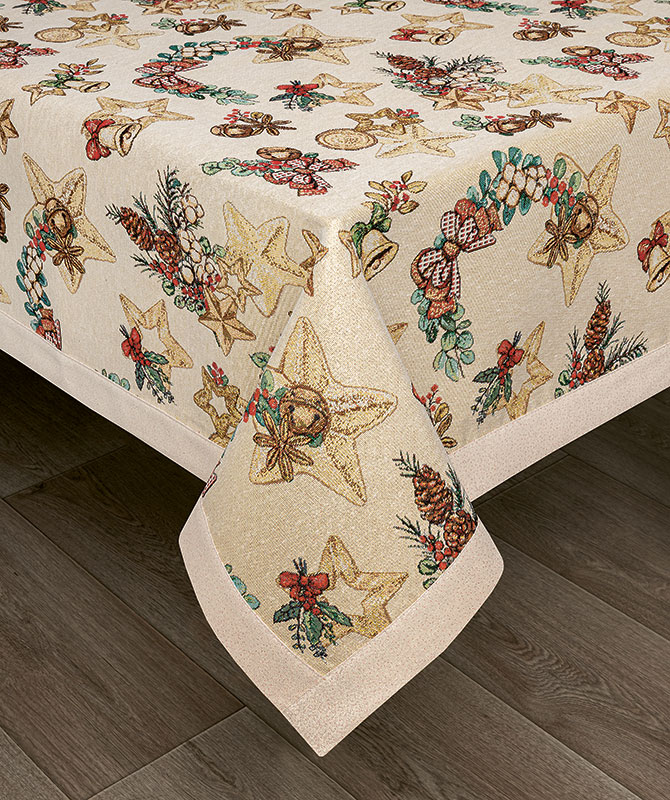 Angel Jacquard Tablecloth
