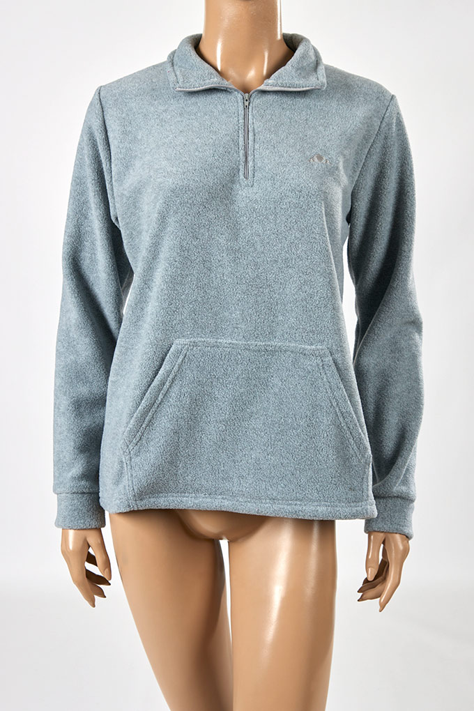 Woman Thermal Sweater w/ Zipper