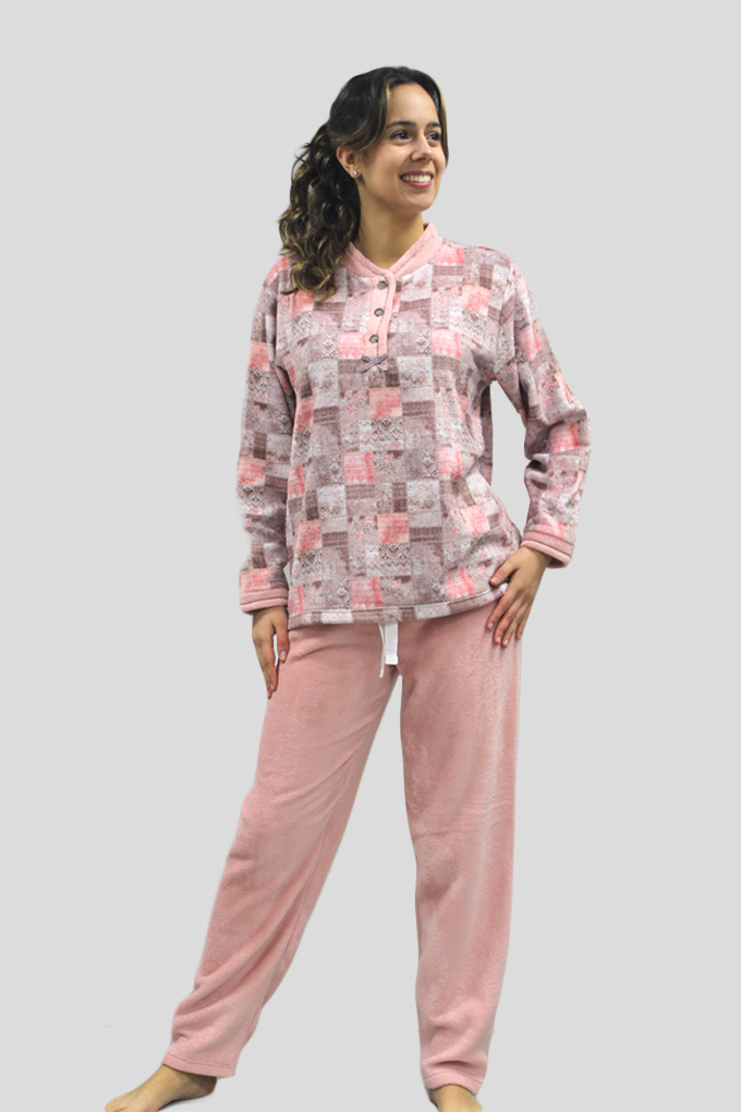 Pijama Coralina Estampado Senhora MS1330_1