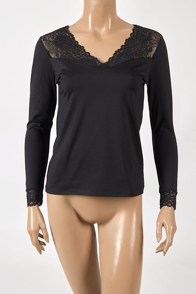 Woman Laced Thermal Shirt
