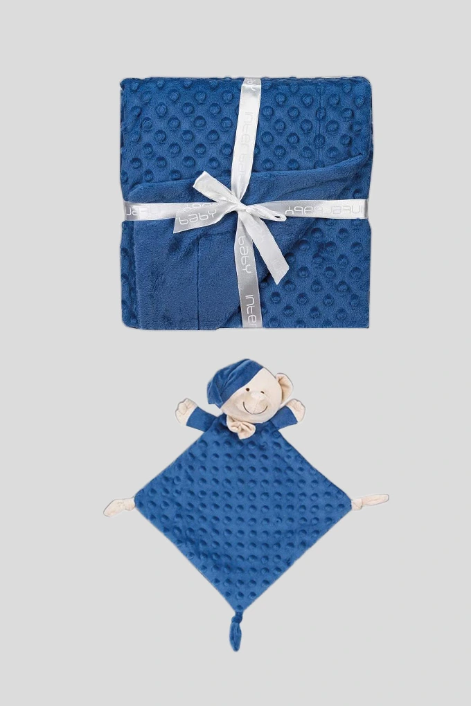 Conjunto Manta + Doudou Urso