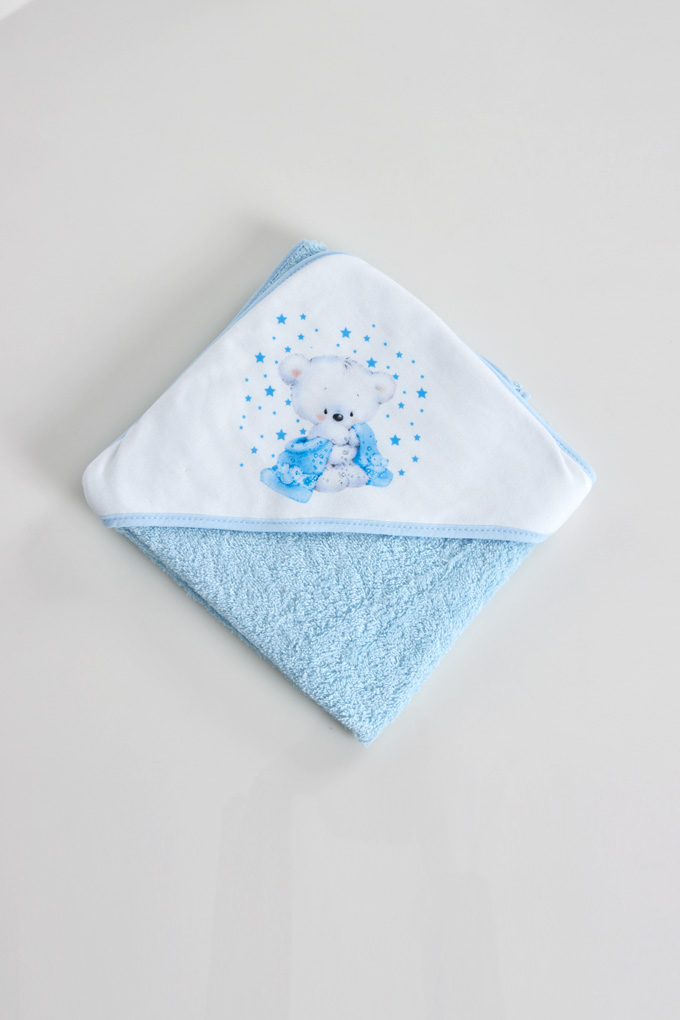 Little Bear Printed Baby Towel
