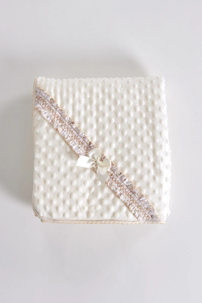 Bubble Baby Blanket w/ Frills