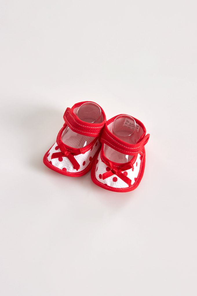 Dots Printed Baby Booties Sandal