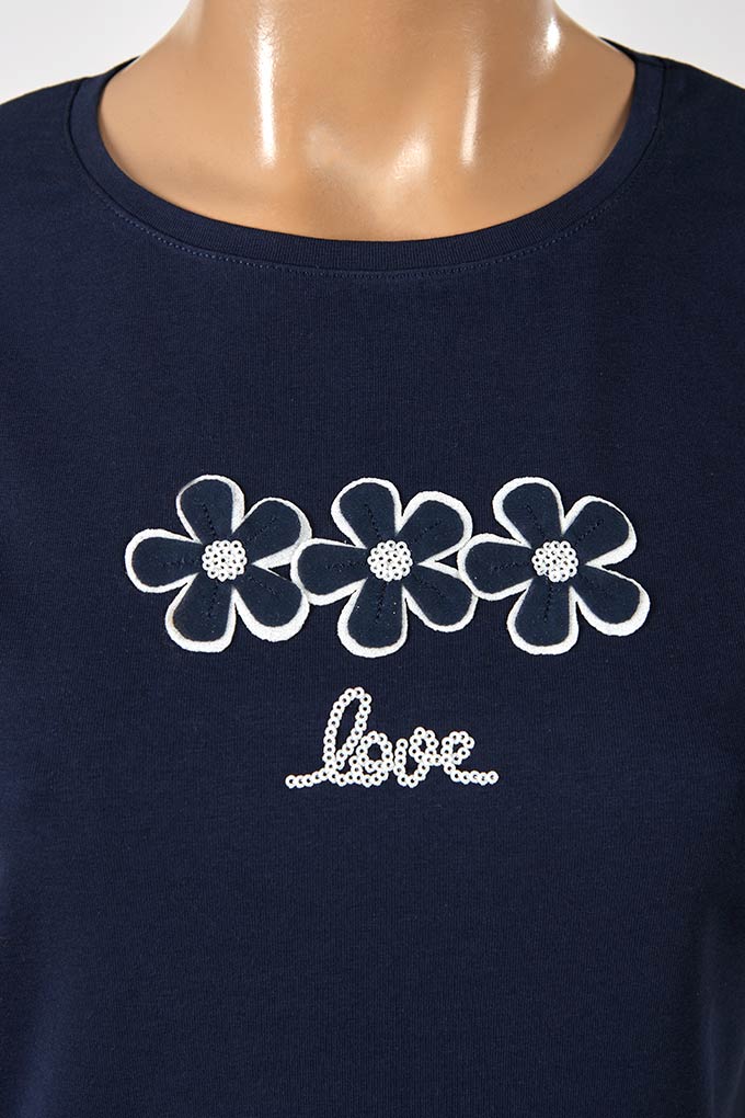 Love Woman Embroidered T-Shirt