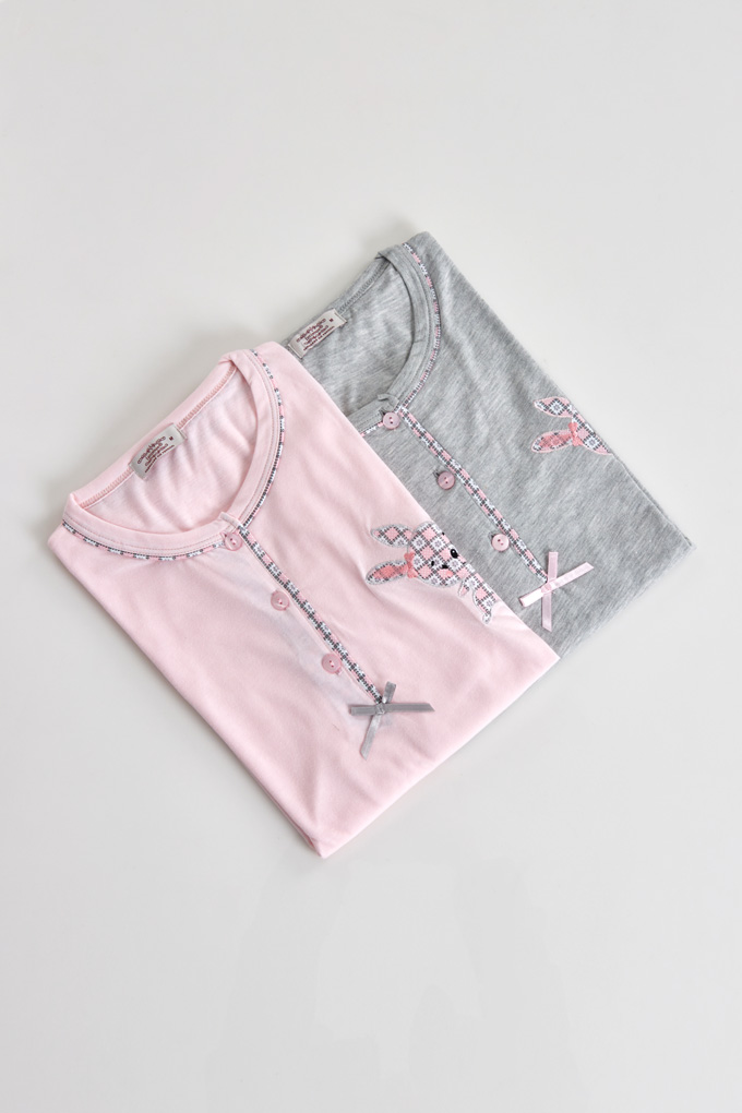 Bunny Woman Printed Pyjama Set