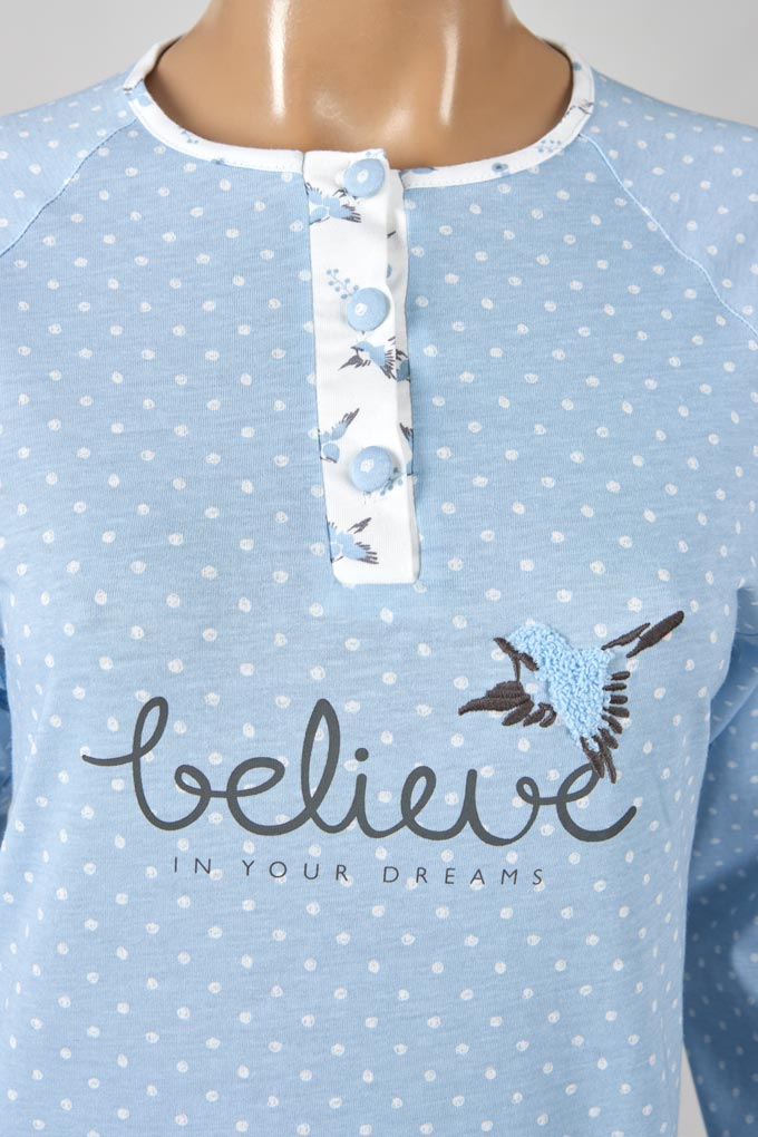 Believe Woman Printed Pyjama Set