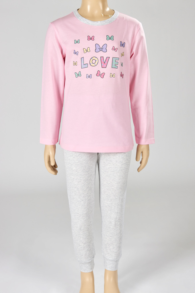 Love Girl Printed Pyjama Set