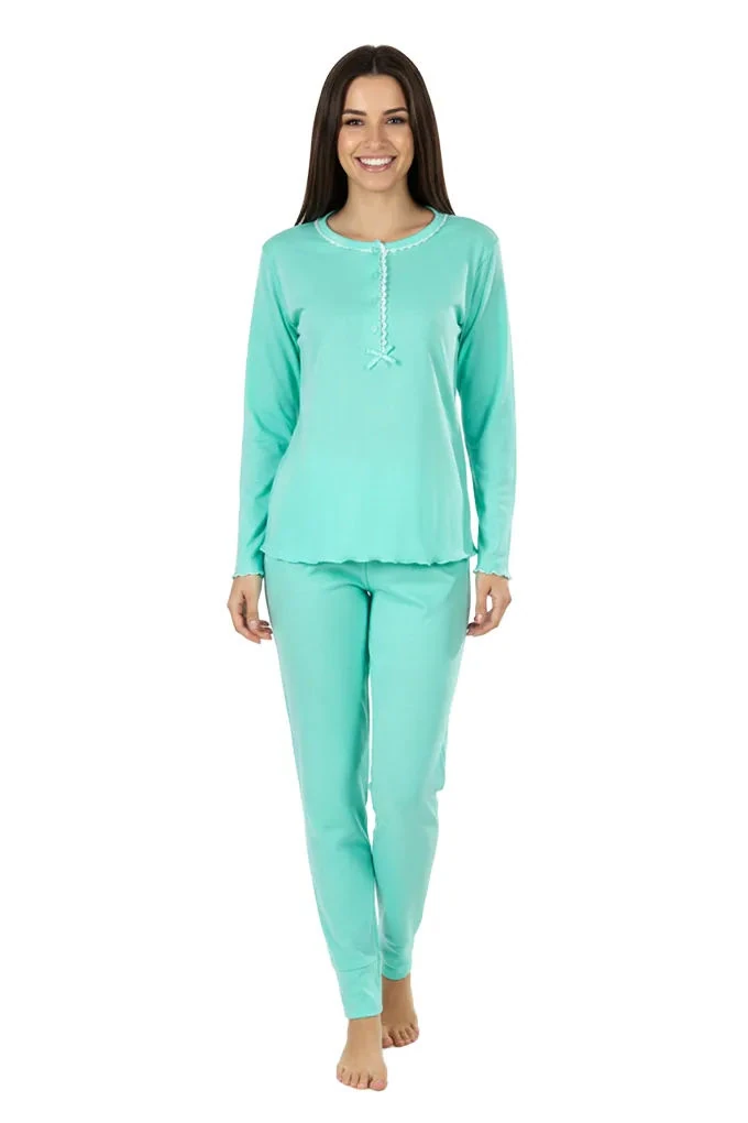 3067 Woman Laced Pyjama Set