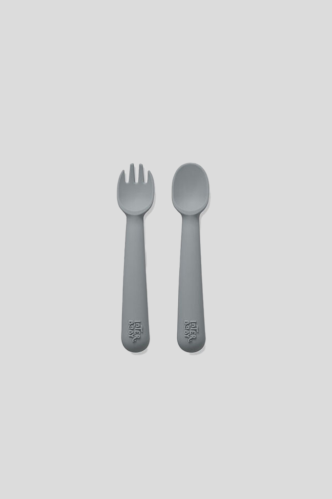 Silicone Spoon + Fork Set